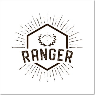 Ranger Player Class - Rangers Dungeons Crawler and Dragons Slayer Tabletop RPG Addict Posters and Art